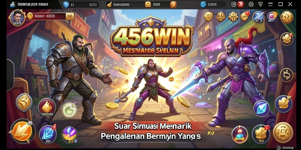 Tampilan gameplay 456WIN dengan berbagai misi simulasi yang menarik.
