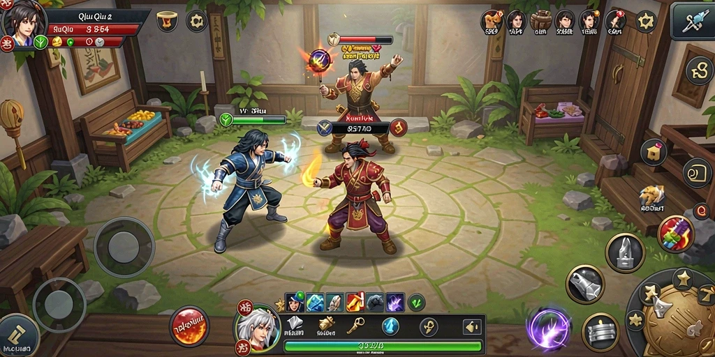 Screenshot menarik gameplay seru QiuQiu di 8364.