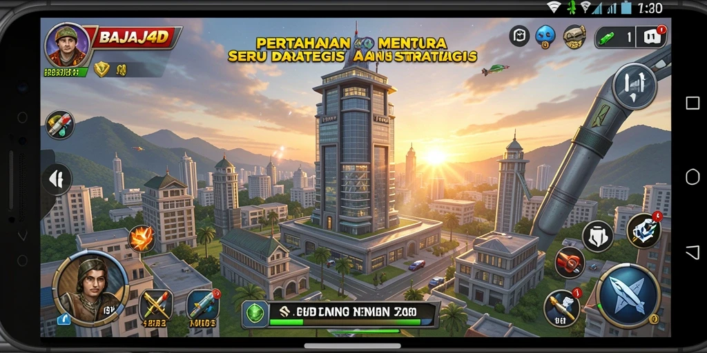 Tangkapan layar BAJAJ4D menampilkan aksi seru pertahanan menara.