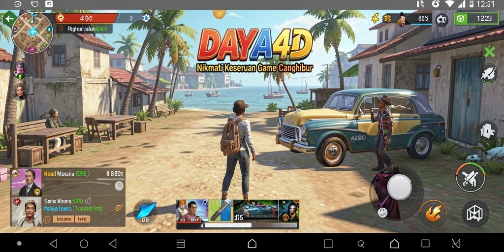 Tampilan gameplay menyenangkan dari DAYA4D