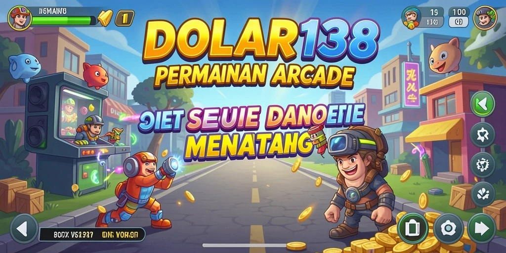 Screenshot gameplay DOLAR138 menampilkan aksi seru dalam level arcade.