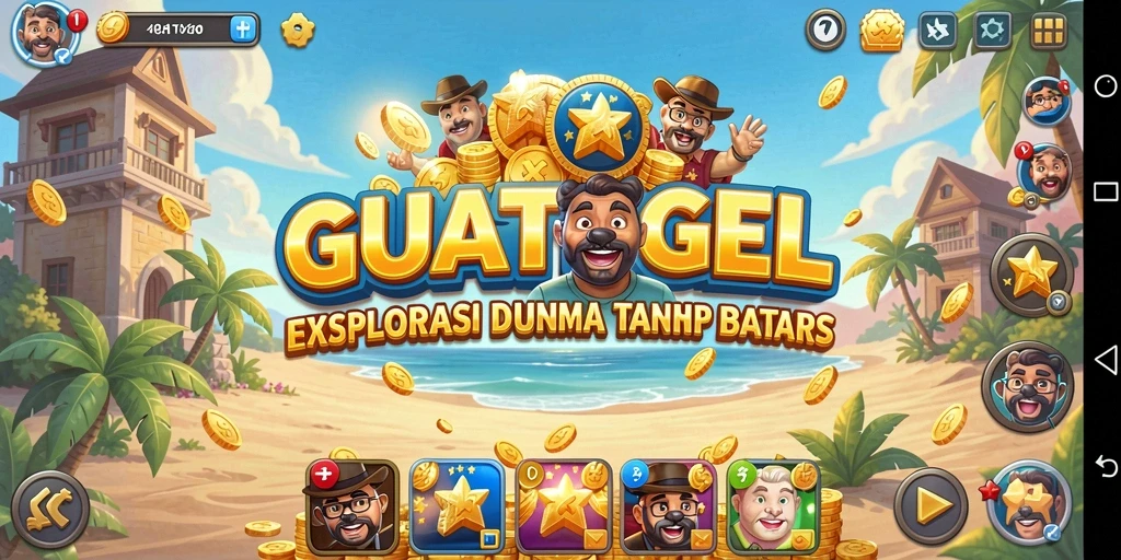 Tampilan gameplay terbuka yang menakjubkan dari GUATOGEL.