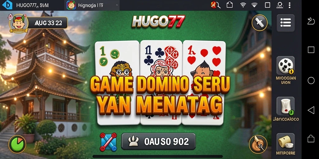 Screenshot gameplay HUGO77 yang menarik dan mendebarkan.