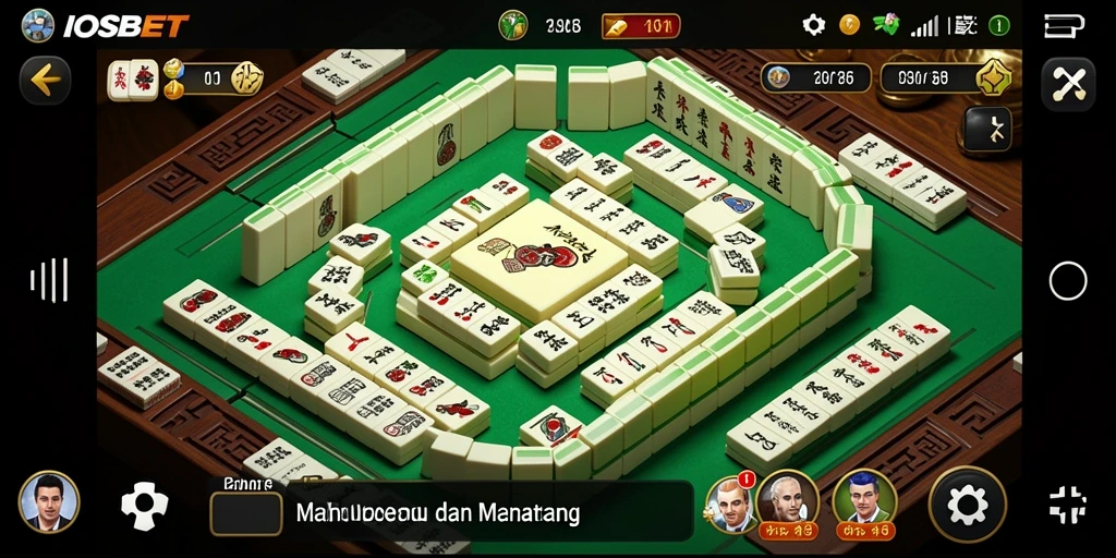 Screenshot gameplay <strong>Mahjong</strong> yang menarik dan mendebarkan.