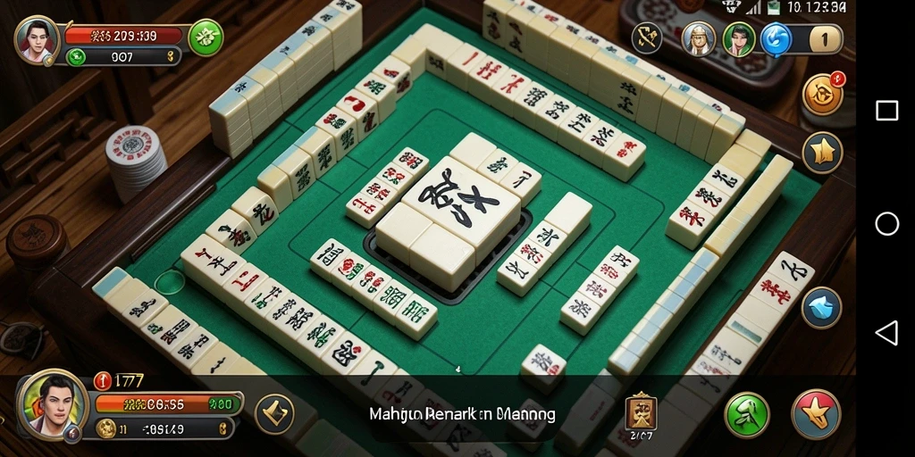 Gameplay menantang dalam permainan L777 Mahjong.