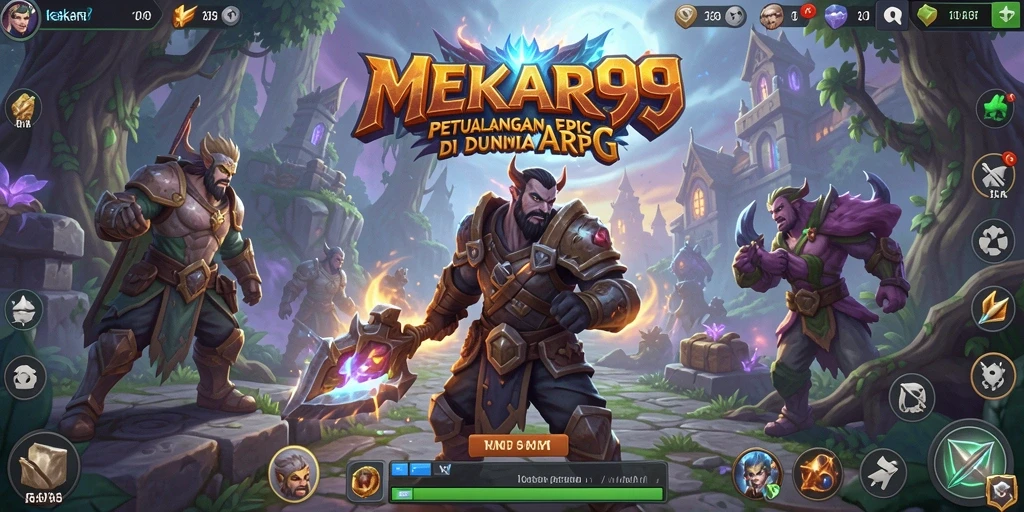 Tampilan menarik dari gameplay ARPG MEKAR99 yang menegangkan.