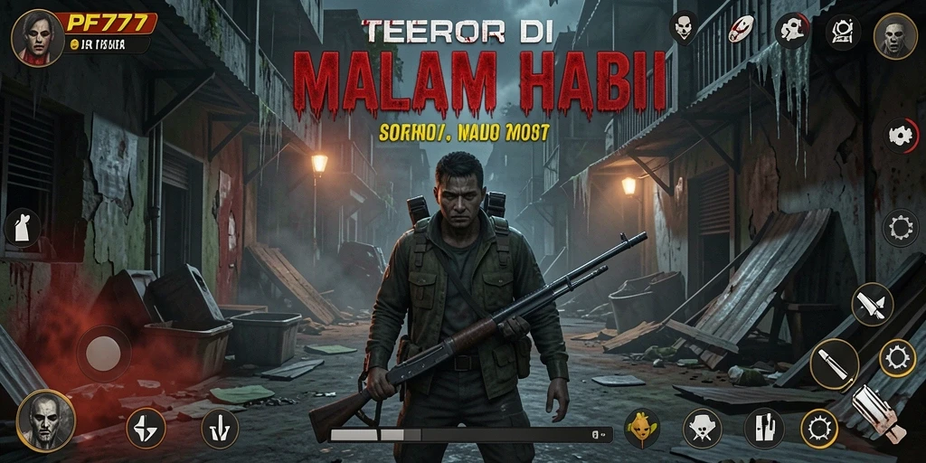 Tampilan menyeramkan dari gameplay PF777 yang penuh ketegangan.