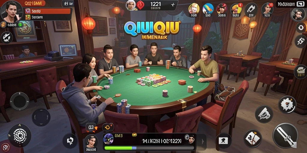 Gameplay seru QiuQiu di QQ1221 yang memikat.