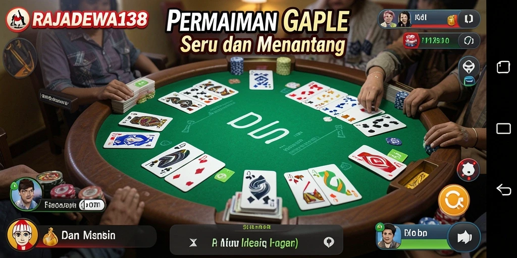 Tampilan gameplay seru dan interaktif dari RAJADEWA138.