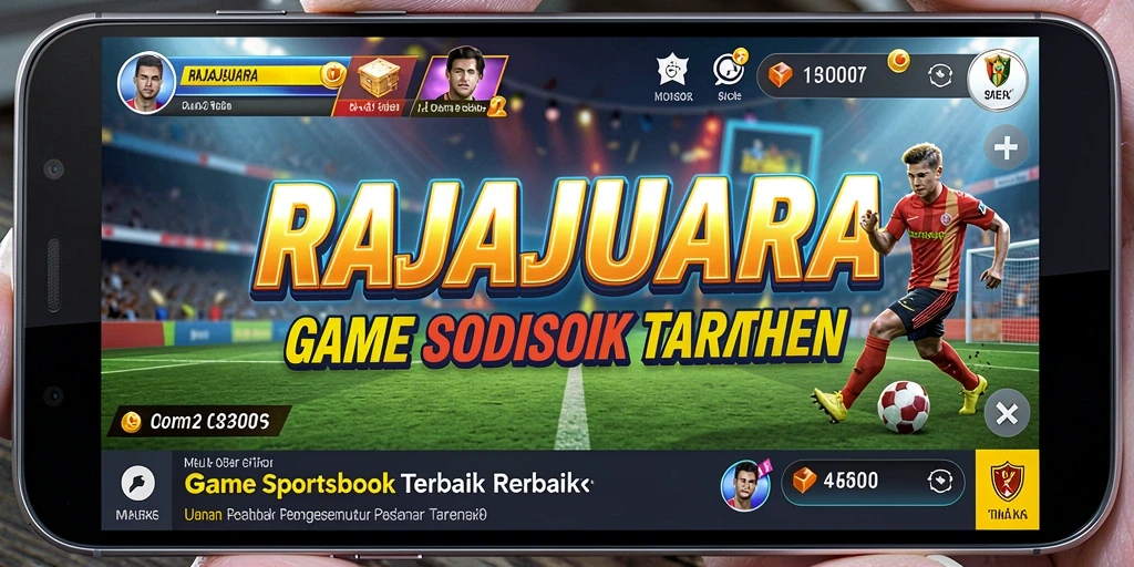 Tampilan menarik dari gameplay RAJAJUARA saat bertaruh pada olahraga favorit.