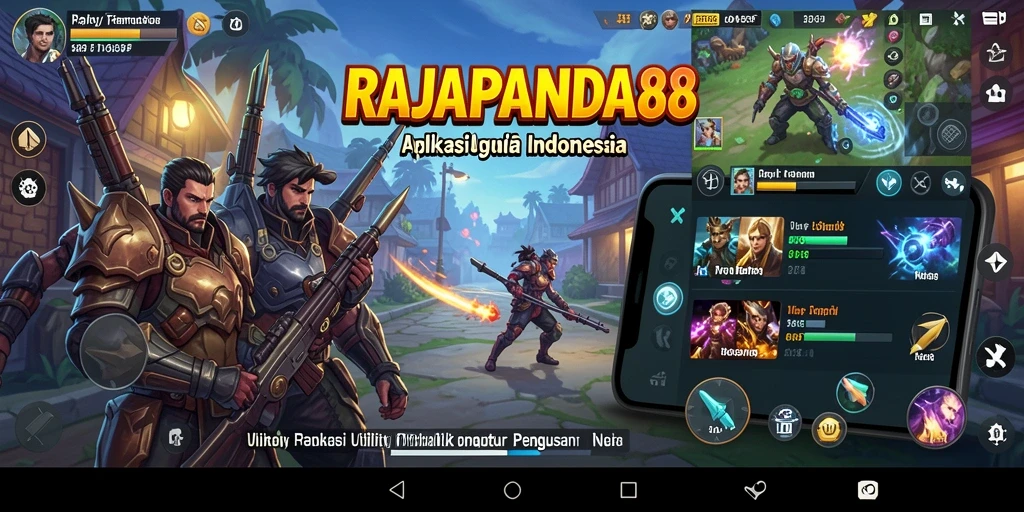 Tampilan aplikasi RAJAPANDA88 yang memudahkan pengguna dalam navigasi.