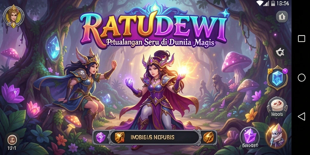 Tampilan gameplay yang menakjubkan dari RATUDEWI.