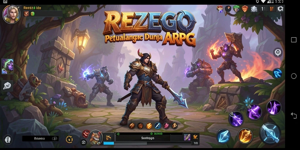 Screenshot utama dari gameplay ARPG yang seru dan mendebarkan.