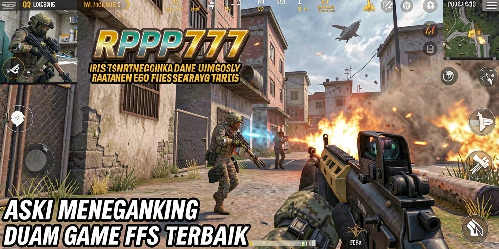 Tampilan gameplay intens dari RPRP777 dengan aksi FPS yang mendebarkan.