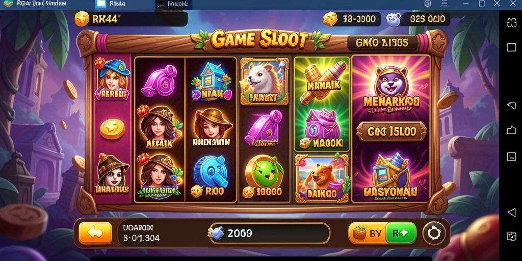 Tampilan menarik dari gameplay Slot di RR44 yang menghibur.